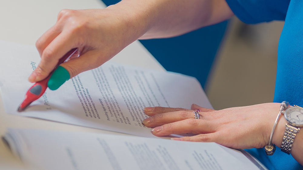 Preparation of documents for scanning